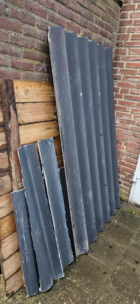 Hout en golfplaten - diverse materialen, Doe-het-zelf en Verbouw, Platen en Panelen, Ophalen