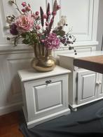 T.k Houten (platen) kastje met harmonica deurtje, Huis en Inrichting, Kasten | Overige, Ophalen, Gebruikt