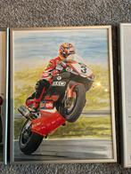 Troy Corser Aprillia schilderij 2000, Ophalen of Verzenden, Auto's