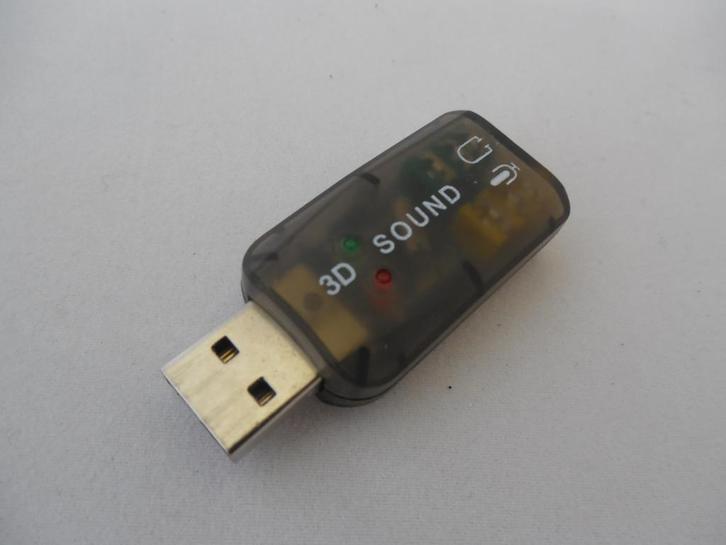 Sound audio controller USB 3D sound PD552, Computers en Software, Geluidskaarten, Nieuw, Ophalen of Verzenden