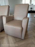 Twee leren fauteuils, gratis af te halen, Ophalen of Verzenden