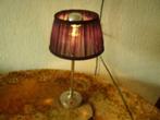 lamp tafellamp schemerlamp lampekap licht sfeer decoratie, Ophalen of Verzenden, Zo goed als nieuw, Glas, Moderna