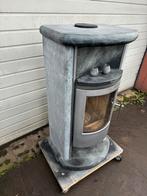 Zeer nette grote dikke speksteen houtkachel 350kg, Ophalen, Zo goed als nieuw, Hout, Houtkachel