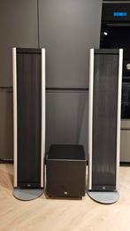 Final 400i met S110 subwoofer, Audio, Tv en Foto, Luidsprekers, Gebruikt, 60 tot 120 watt, Front, Rear of Stereo speakers, Ophalen