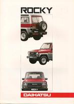 Folder Daihatsu Rocky, 1990, Ophalen of Verzenden, Nieuw, Overige merken