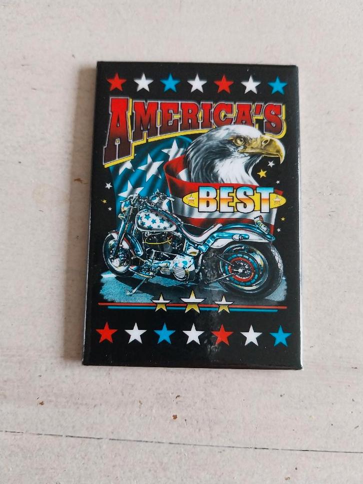 Magneet met motor en adelaar NIEUW, Verzamelen, Overige Verzamelen, Nieuw, Ophalen of Verzenden