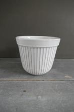 Vintage Westraven Utrecht witte bloempot., Verzenden, Rond, Binnen, Zo goed als nieuw