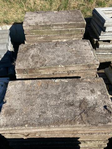 Gebruikte Betonplaten, Stootplaten, 130x65x12cm beschikbaar voor biedingen