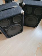 PA Set: 2 Boxen, Mengpaneel & Stekkers, Muziek en Instrumenten, Versterkers | Keyboard, Monitor en PA, Ophalen, Gebruikt, Minder dan 500 watt