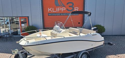 Quicksilver 505 Activ | Mercury 60PK | Bimini | PEGA Trailer, Watersport en Boten, Vis- en Consoleboten, Zo goed als nieuw, 50 tot 70 pk