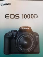 Canon Eos 1000D, Audio, Tv en Foto, Fotocamera's Digitaal, Canon, Ophalen of Verzenden, Zo goed als nieuw