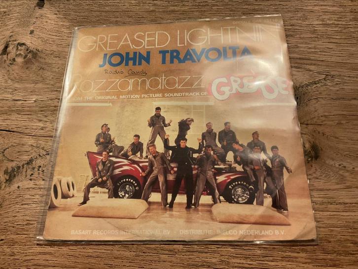 John Travolta, Greased lightnin’, Cd's en Dvd's, Vinyl Singles, Single, 7 inch, Ophalen of Verzenden