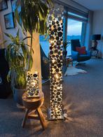 Metalen staande lamp 1.50 hoog. Metalen tafellamp 35 hoog., Huis en Inrichting, Woonaccessoires | Zuilen en Pilaren, Ophalen, Zo goed als nieuw