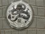 ONE OUNCE SILVER LUNAR lll. 2024., Ophalen of Verzenden, Zilver