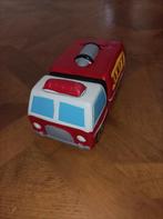 Spaarpot brandweerauto, Verzamelen, Ophalen of Verzenden, Zo goed als nieuw, Steen, Aardewerk of Keramiek, Vervoermiddel