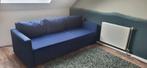 Ikea Friheten slaapbank met opbergruimte - nette staat, Ophalen, Blauw, Tweepersoons, Zo goed als nieuw