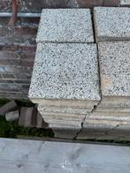 Gratis afhalen ongeveer 20 m2 witte grindtegels 20bij20, Tuin en Terras, Tegels en Klinkers, Ophalen, Gebruikt, 10 m² of meer