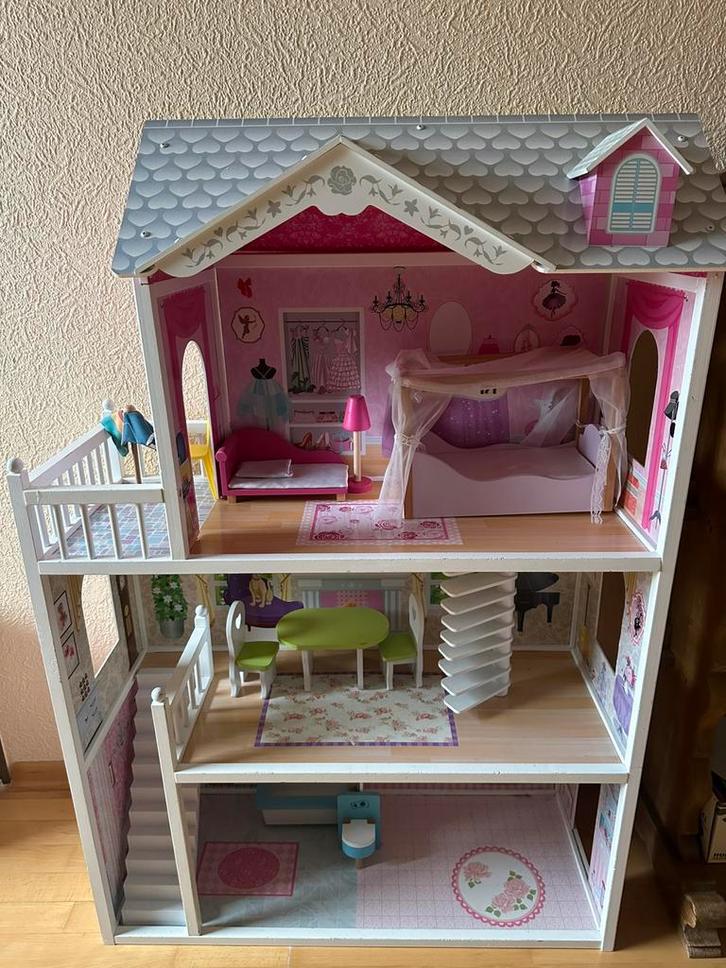 Poppenhuis, Kinderen en Baby's, Speelgoed | Poppenhuizen, Gebruikt, Poppenhuis, Ophalen of Verzenden