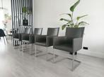 4 Bert Plantagie Leren Design Stoelen, Ophalen, Leer, Zo goed als nieuw, Vier