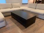 Bijzettafel Goossens naam Sans hout zwart, Huis en Inrichting, Eikenhout, Zo goed als nieuw, Minder dan 50 cm, 50 tot 100 cm