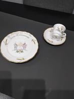 Communie Servies Bord en Kop-en-schotel vintage, Ophalen of Verzenden