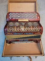 Mooie antieke knoppen accordeon voor de liefhebber, Muziek en Instrumenten, Accordeons, Overige merken, Gebruikt, 120-bas, Ophalen