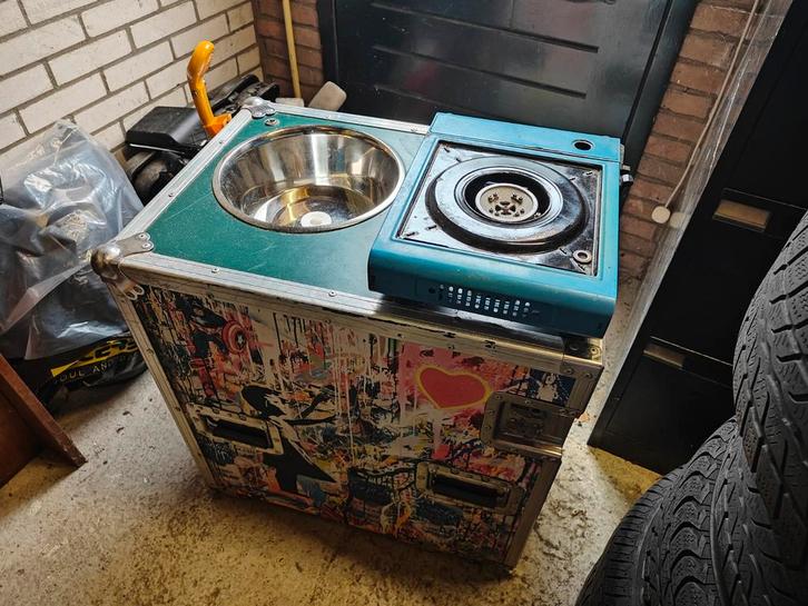 Compact Camper Keukenblok - Zelfbouw Project, Caravans en Kamperen, Kampeeraccessoires, Gebruikt, Ophalen of Verzenden