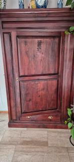 Jagerskast teakhout, Huis en Inrichting, Ophalen, Teakhout, 50 tot 100 cm, Zo goed als nieuw