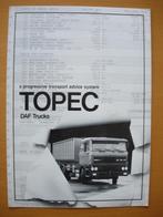 DAF TOPEC Brochure ca 1981 - GB, Boeken, Auto's | Folders en Tijdschriften, Overige merken, Zo goed als nieuw, Ophalen, DAF Trucks