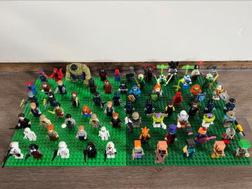 Lego partij star wars, marvel, ninjago, minifigures beschikbaar voor biedingen
