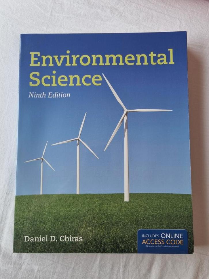 Environmental Science - Daniel D. Chiras 9e druk, Boeken, Wetenschap, Zo goed als nieuw, Natuurwetenschap, Ophalen of Verzenden