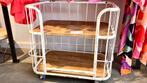 Vintage Bakkerskast Trolley, Ophalen, Met plank(en), Nieuw, 50 tot 100 cm