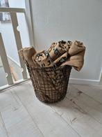 Metalen Draadmand met Jute Zakken, Ophalen, Minder dan 50 cm, Gebruikt, Minder dan 50 cm
