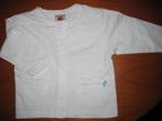 Wit vestje, 80, Baby Balloo, Ophalen of Verzenden, Zo goed als nieuw, Meisje, Truitje of Vestje