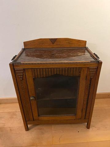 Origineel Amsterdamse School theekastje ca. 1920 beschikbaar voor biedingen