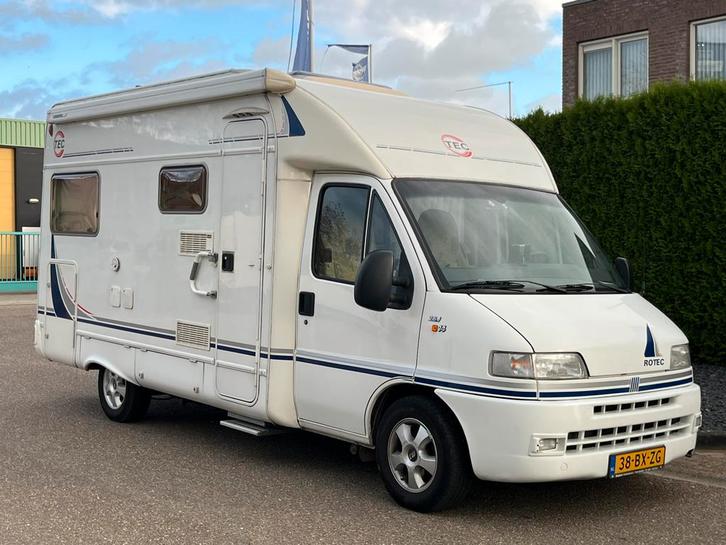 Fiat Ducato 2.8 JTD Rotec TEC camper halfintegraal, Caravans en Kamperen, Campers, Bedrijf, tot en met 2, Half-integraal, T.E.C.