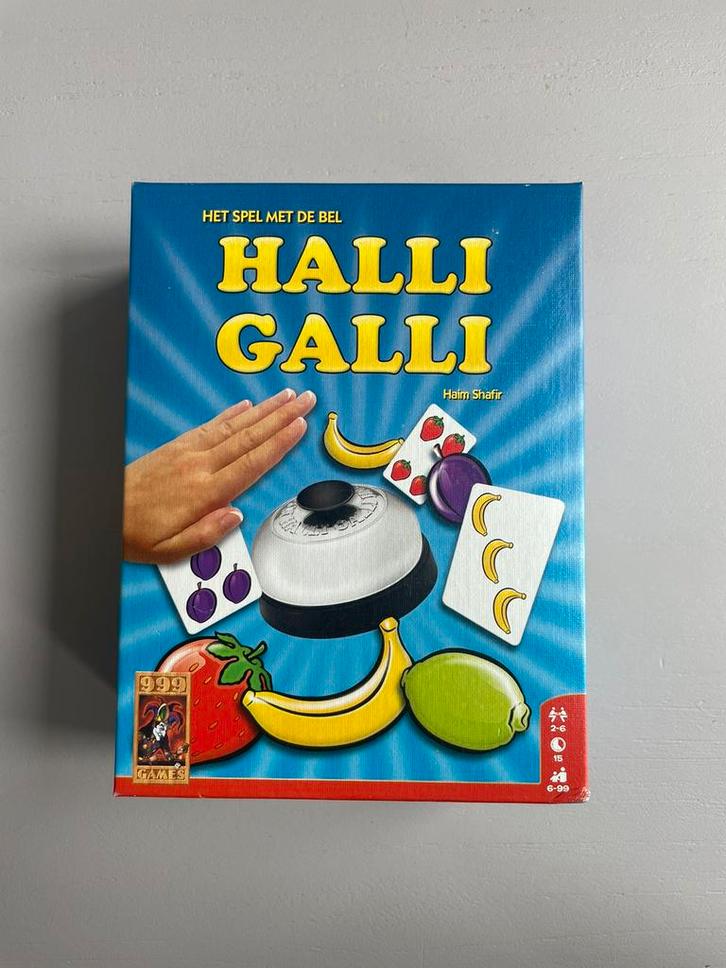Halli Galli, Hobby en Vrije tijd, Gezelschapsspellen | Kaartspellen, Zo goed als nieuw, Een of twee spelers, Drie of vier spelers