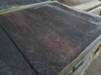 Antraciet rood nuance terrastegels + relief 60x60x4 s-partij, Tuin en Terras, Tegels en Klinkers, Gecoat, Nieuw, Ophalen of Verzenden