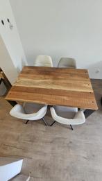 Eettafel 140x90, Huis en Inrichting, Tafels | Eettafels, Ophalen, Rechthoekig, 100 tot 150 cm, 50 tot 100 cm
