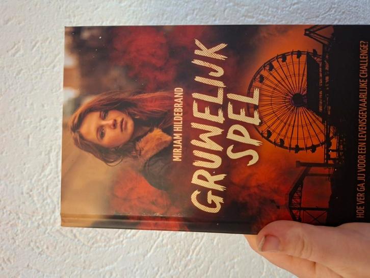Mirjam Hildebrand - Gruwelijk spel, Boeken, Kinderboeken | Jeugd | 13 jaar en ouder, Zo goed als nieuw, Ophalen of Verzenden