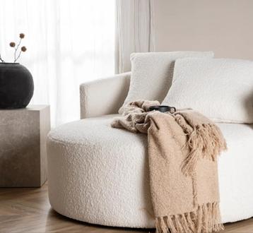 Fauteuil / Stoel Teddystof Wit beschikbaar voor biedingen