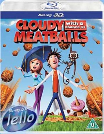 Blu-ray 3D: Cloudy with a Chance of Meatballs (2009) nietNLO beschikbaar voor biedingen