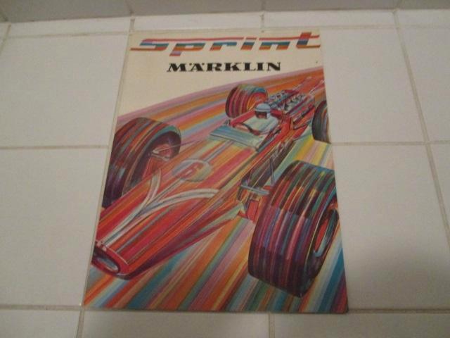 zeldzaam oud marklin sprint boekje, Kinderen en Baby's, Speelgoed | Racebanen, Gebruikt, Elektrisch, Overige merken, Ophalen of Verzenden