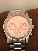 Michael Kors Runway MK-5198 Silver Pink, Overige merken, Staal, Gebruikt, Staal