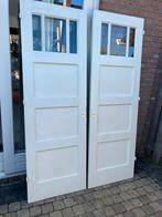 Paneel deur, Doe-het-zelf en Verbouw, Deuren en Horren, Ophalen, Gebruikt, Minder dan 80 cm, Glas