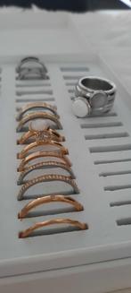 IXXXI Jewelry basisring (mt 17,5)met 30 ringen, Sieraden, Tassen en Uiterlijk, Ringen, 17 tot 18, Dame, Met strass, Zo goed als nieuw