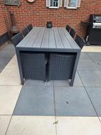 6 tuinstoelen met kussens, Ophalen, Gebruikt, Wicker