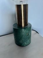 Groene tafel lamp marmer Westwing, Ophalen, Zo goed als nieuw, Minder dan 50 cm