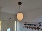 Hanglamp druppel 28cm hoog - opaal glas - hoogte verstelbaar, Huis en Inrichting, Lampen | Hanglampen, Zo goed als nieuw, 50 tot 75 cm