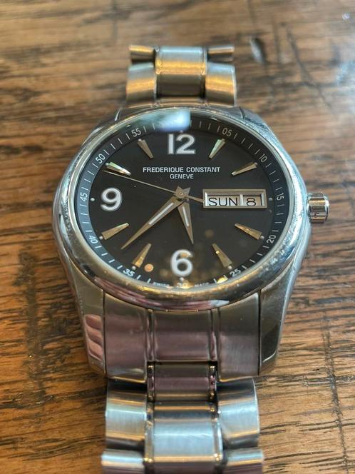 Frederique constant horloge, Sieraden, Tassen en Uiterlijk, Horloges | Heren, Zo goed als nieuw, Polshorloge, Overige merken, Staal